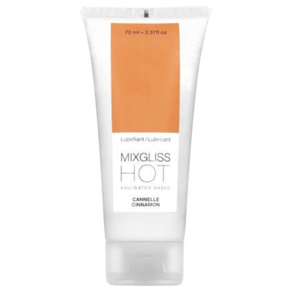 Mixgliss Hot - värmande vattenbaserat glidmedel - kanel (70ml)