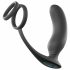 Love to Love - uppladdningsbar, radiostyrd prostata vibrator med ring (svart)