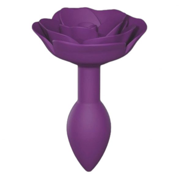 Love to Love Öppen Ros S - silikon analdildo (lila)