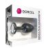 Dorcel Geisha Plug Diamond M - analplugg med vit sten (svart)