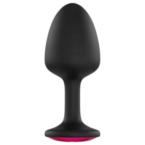 Dorcel Geisha Plug Rubin M - pink analsmycke (svart)