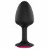 Dorcel Geisha Plug Rubin M - pink analsmycke (svart)