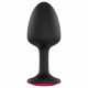 Dorcel Geisha Plug Rubin M - pink analsmycke (svart)