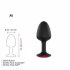 Dorcel Geisha Plug Rubin M - pink analsmycke (svart)