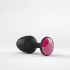 Dorcel Geisha Plug Rubin M - pink analsmycke (svart)