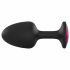 Dorcel Geisha Plug Rubin M - pink analsmycke (svart)