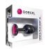 Dorcel Geisha Plug Rubin M - pink analsmycke (svart)