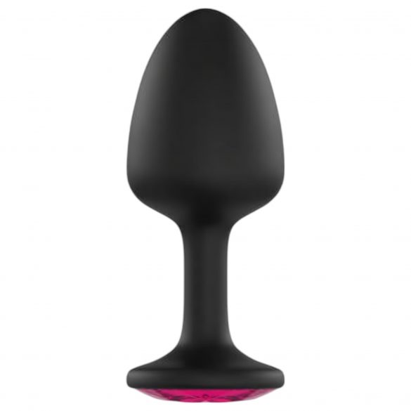 Dorcel Geisha Plug Ruby L - rosa sten analdildo (svart)