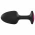 Dorcel Geisha Plug Ruby L - rosa sten analdildo (svart)