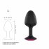 Dorcel Geisha Plug Ruby L - rosa sten analdildo (svart)