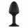 Dorcel Geisha Plug Diamond XL - svart analplugg med vit sten