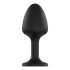 Dorcel Geisha Plug Diamond XL - svart analplugg med vit sten