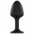 Dorcel Geisha Plug Diamond XL - svart analplugg med vit sten