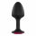 Dorcel Geisha Plug Ruby XL - rosa sten analsexleksak (svart)