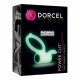 Dorcel - lysande vibratorring (vit)