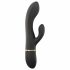 Dorcel Glam Rabbit - uppladdningsbar vibrator med klitorisarm (svart)