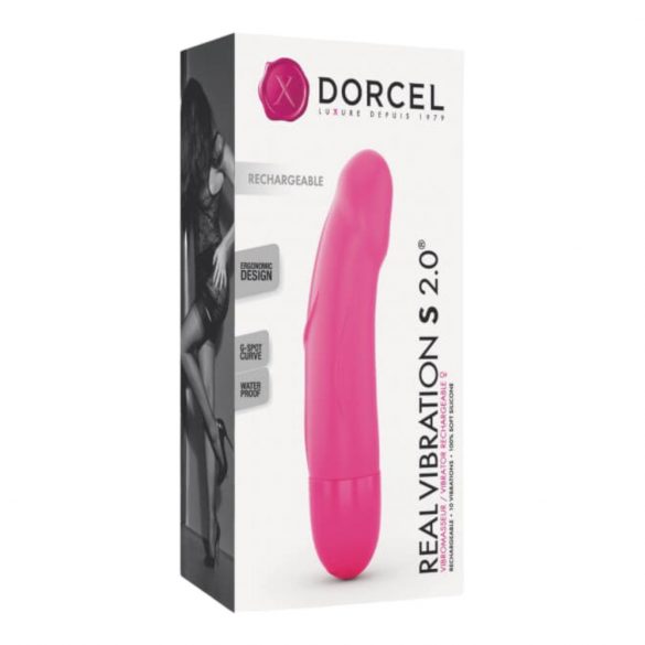 Dorcel Real Vibration S 2.0 - uppladdningsbar vibrator (rosa)