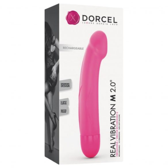 Dorcel Real Vibration M 2.0 - uppladdningsbar vibrator (rosa)