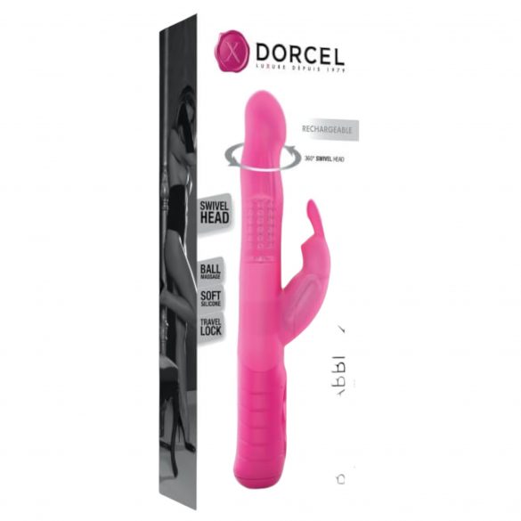 Dorcel Baby Rabbit 2.0 - uppladdningsbar vibrator med klitorisarm (rosa)