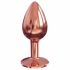 Dorcel Diamond Plug S - liten analplugg i aluminium (roséguld)