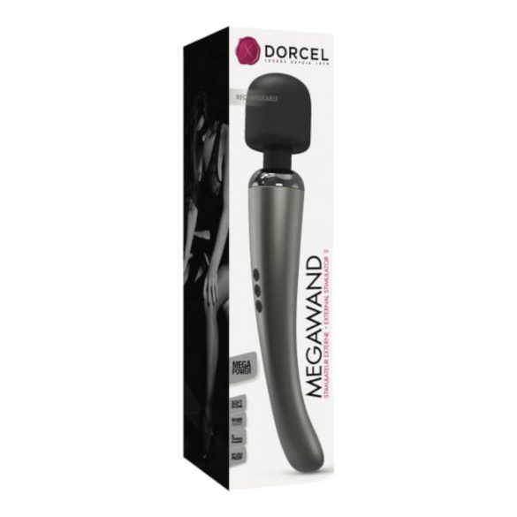 Dorcel Megawand - uppladdningsbar massagevibrator (silvergrå)