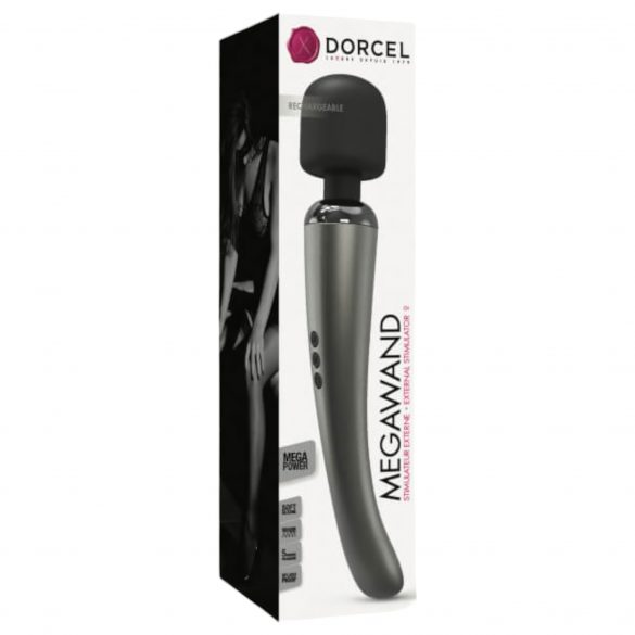 Dorcel Megawand - uppladdningsbar massagevibrator (silvergrå)