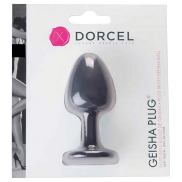 Dorcel Geisha Plug M - kulkedja analplugg (svart)