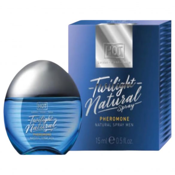 HOT Twilight Natural - feromonparfym för män (15ml) - doftfri