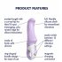 Satisfyer Charming Smile - vattentät, laddningsbar G-punktsvibrator (lila)