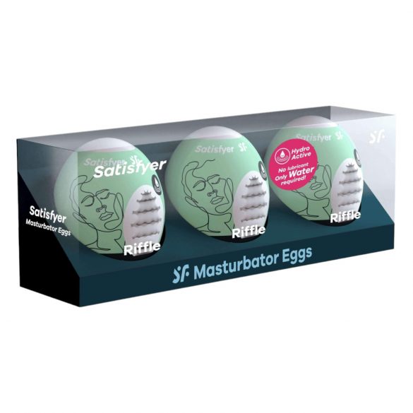 Satisfyer Egg Riffle - masturbationsägg (3 st)