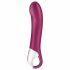 Satisfyer Big Heat - uppladdningsbar G-punkt vibrator med värme (röd)