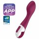 Satisfyer Hot Spot - Uppladdningsbar G-punkt vibrator med värme (röd)