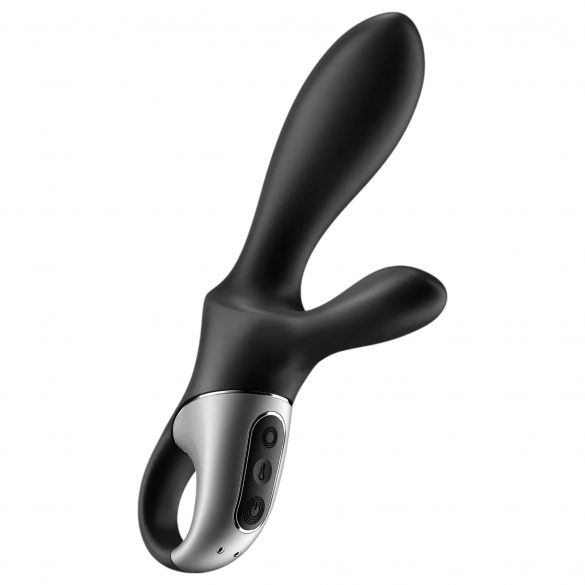 Satisfyer Heat Climax+ - smart värmande anal vibrator med arm (svart)