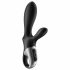 Satisfyer Heat Climax+ - smart värmande anal vibrator med arm (svart)