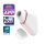 Satisfyer Love Triangle - smart luftvibrator (vit)