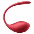 Satisfyer Shiny Petal - radiostyrd vibrerande ägg (röd)