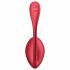 Satisfyer Shiny Petal - radiostyrd vibrerande ägg (röd)