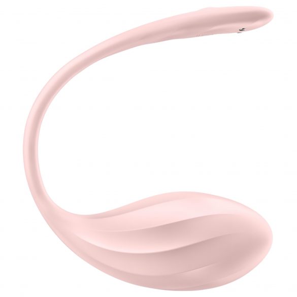 Satisfyer Ribbed Petal - trådlöst vibrerande ägg (rosa)