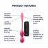 Satisfyer Love Birds 2 - smart, vibrerande geishakulor (rosa)