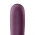 Satisfyer Dual Kiss - 2in1, uppladningsbar vaginal och klitorivibrator (lila)