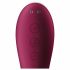 Satisfyer Dubbel Glädje - uppladdningsbar vagin- och klitorisstimulator (röd)