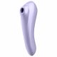 Satisfyer Dual Pleasure - smart luftvåg 2-i-1 vibrator (lila)