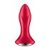 Satisfyer Rotator Plug 1 - återuppladdbar pärlanalvibrator (röd)