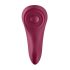 Satisfyer Sexy Secret - smart vattentät trossvibrator (vinröd)