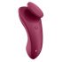 Satisfyer Sexy Secret - smart vattentät trossvibrator (vinröd)