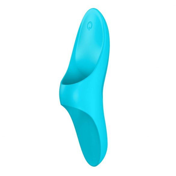 Satisfyer Teaser - uppladdningsbar, vattentät fingervibrator (turkos)