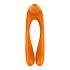 Satisfyer Candy Cane - uppladdningsbar, vattentät dubbel vibrator (orange)