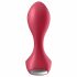 Satisfyer Backdoor Lover - uppladdningsbar vattentät analvibrator (röd)