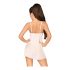 Penthouse Casual Seduction - spetsnattlinne och stringtrosa (vit) - L/XL