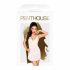 Penthouse Casual Seduction - spetsnattlinne och stringtrosa (vit) - L/XL